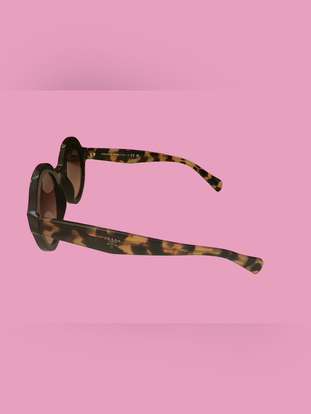 PRADA Men’s Round Black Women's Sunglasses - Unbranded - Picture 5 of 9